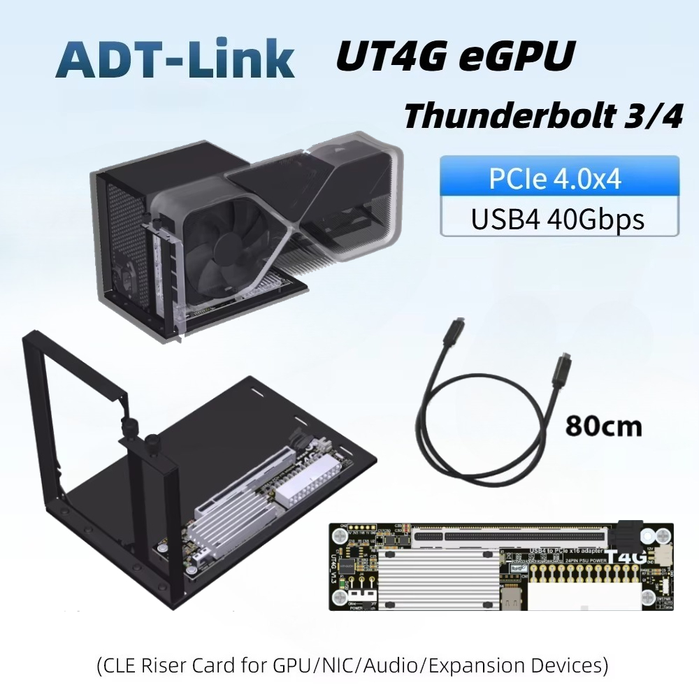 Gpu External Dock Egpu Thunderbolt 4 - UT4G 외장 그래픽 카드 도킹 스테이션(Thunderbolt