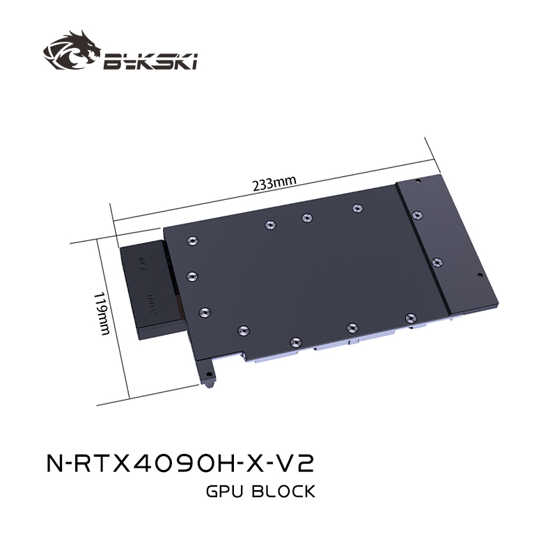 Rtx 4090 Water Block - Bykski GPU 블록, NVIDIA RTX 4090