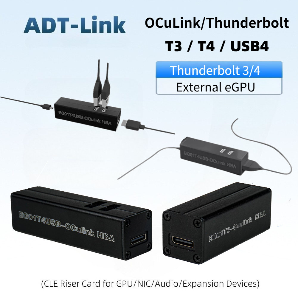 T3 / T4 OCuLink 썬더볼트 4 USB4 어댑 - Gpu External Dock Egpu Thunderbolt 4 리뷰 및 가격